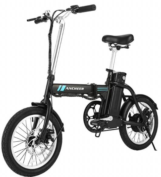 ANCHEER Folding Electric Commuter Bike 16 inch wheels